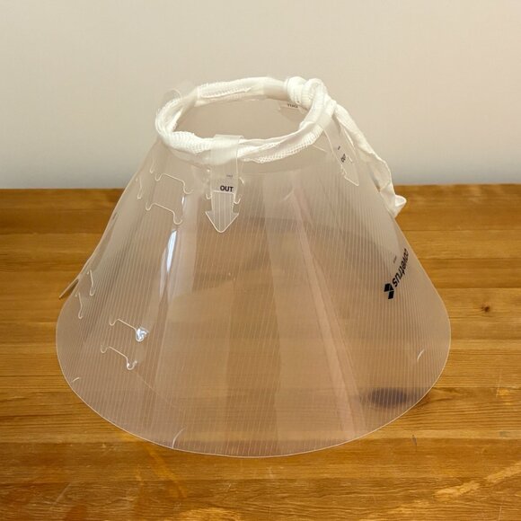 Covetrus Elizabethan collar clear, 20cm Pet Cat Dog recovery cone collar - Picture 3 of 7